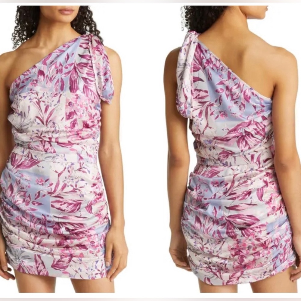BTFL- life one shoulder mini dress